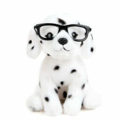 No Brand Studio Pets Spot Knuffelhond Met Bril - 16 Cm