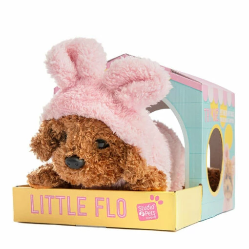 No Brand Studio Pets Little Flo Knuffelhond Met Teddy Hoodie - 23 Cm -Speelgoed Verkoop 1997404 1b0591e4
